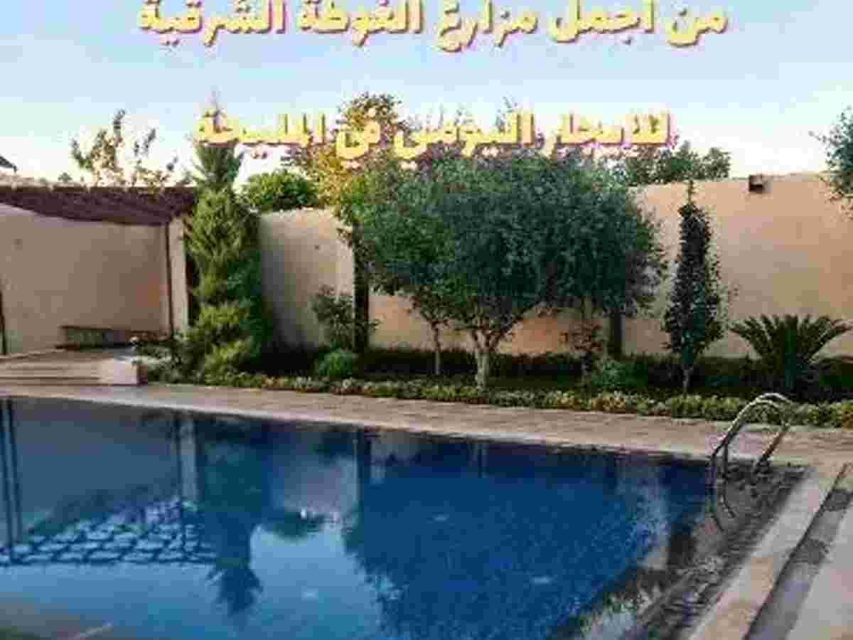مزرعة 3 غرف 1000م² للإيجار اليومي